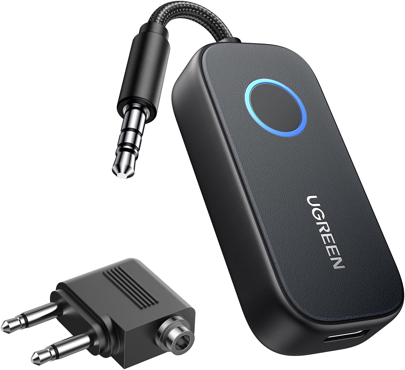 Detalle de UGREEN aptX Flugzeug Bluetooth 5.3 Adapter