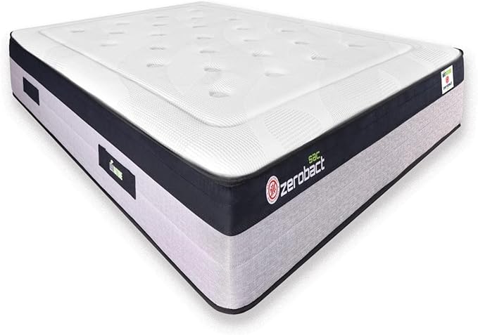 Detalle de Matnature Zerobact Sac 🛏️ Colchón Viscoelástico y Muelles Ensacados
