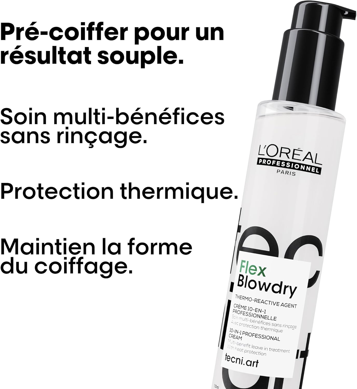 Thumbnail 1 de L'Oréal Professionnel Tecni Art Crème 10-en-1 Flex Blowdry – Soin multi-bénéfices sans rinçage (150 ml)