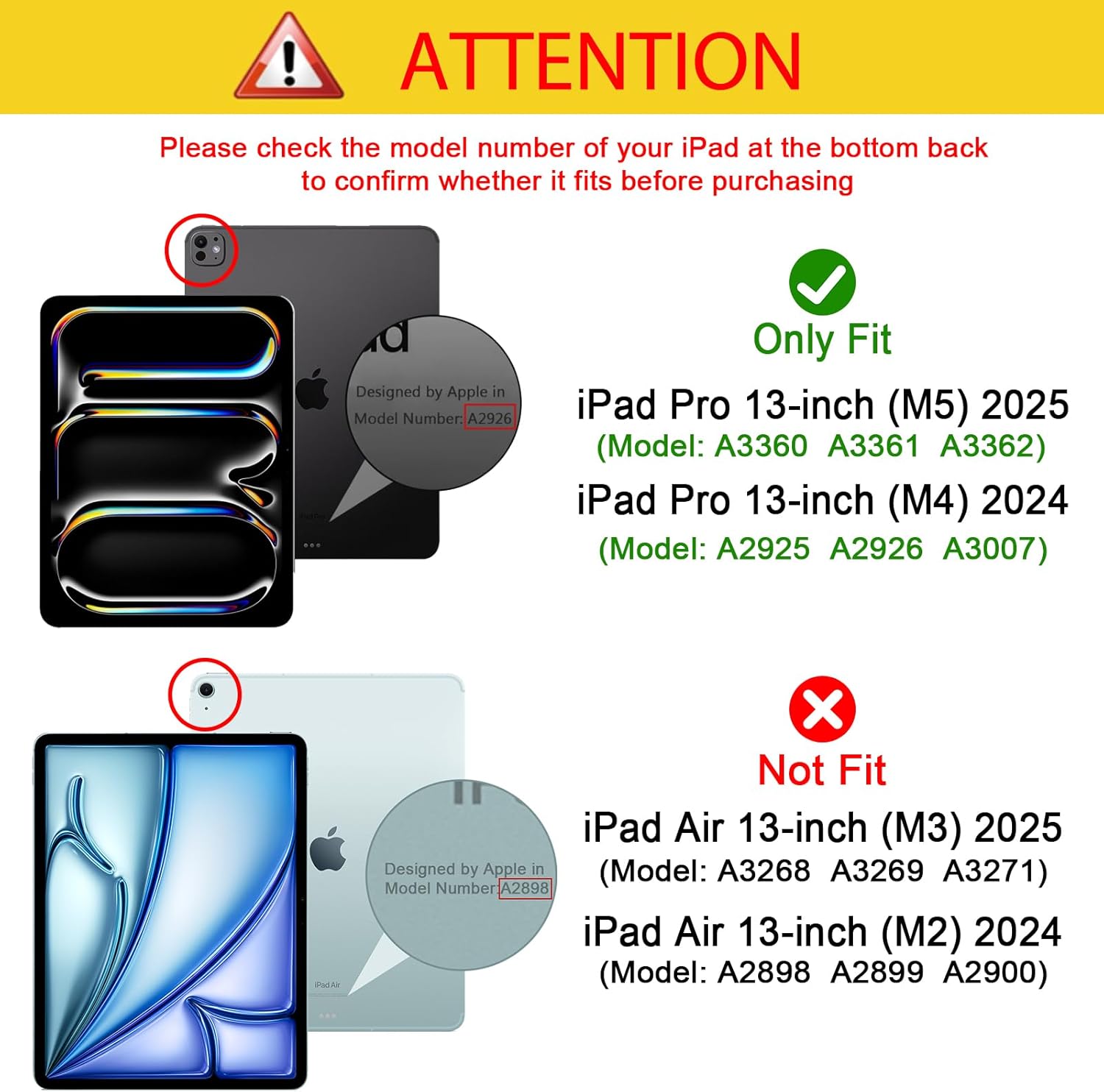 Thumbnail 1 de ProCase Hülle für iPad Pro 13 Zoll M5/M4 (2025/2024) – dünnes Smart Cover mit transluzenter, matter Rückseite in Dunkellila