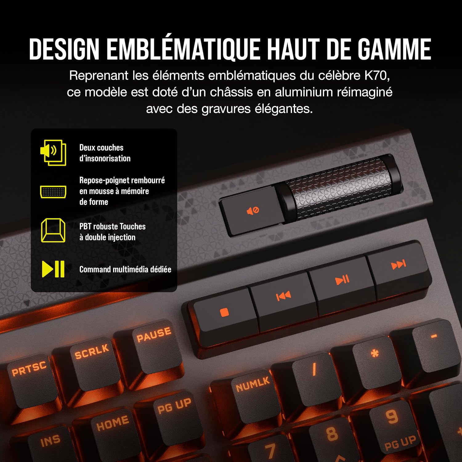 Thumbnail 6 de Corsair K70 Max RGB Clavier magnétique MGX