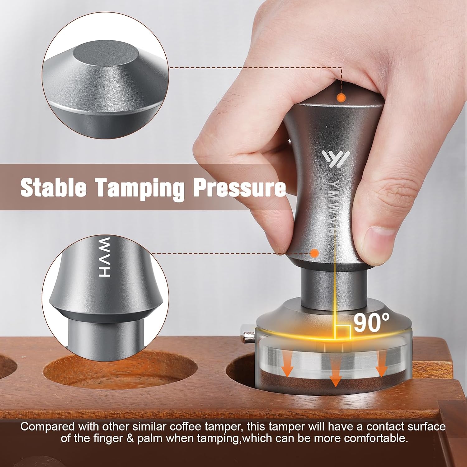 Thumbnail 2 de Espresso Tamper 58.3mm Barista Tamper 30lb