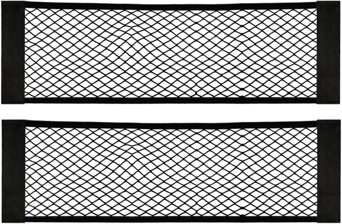 EINESIN Car Boot Storage Net - Elastic Mesh Organizer (80 x 25 cm, 2 Pack)
