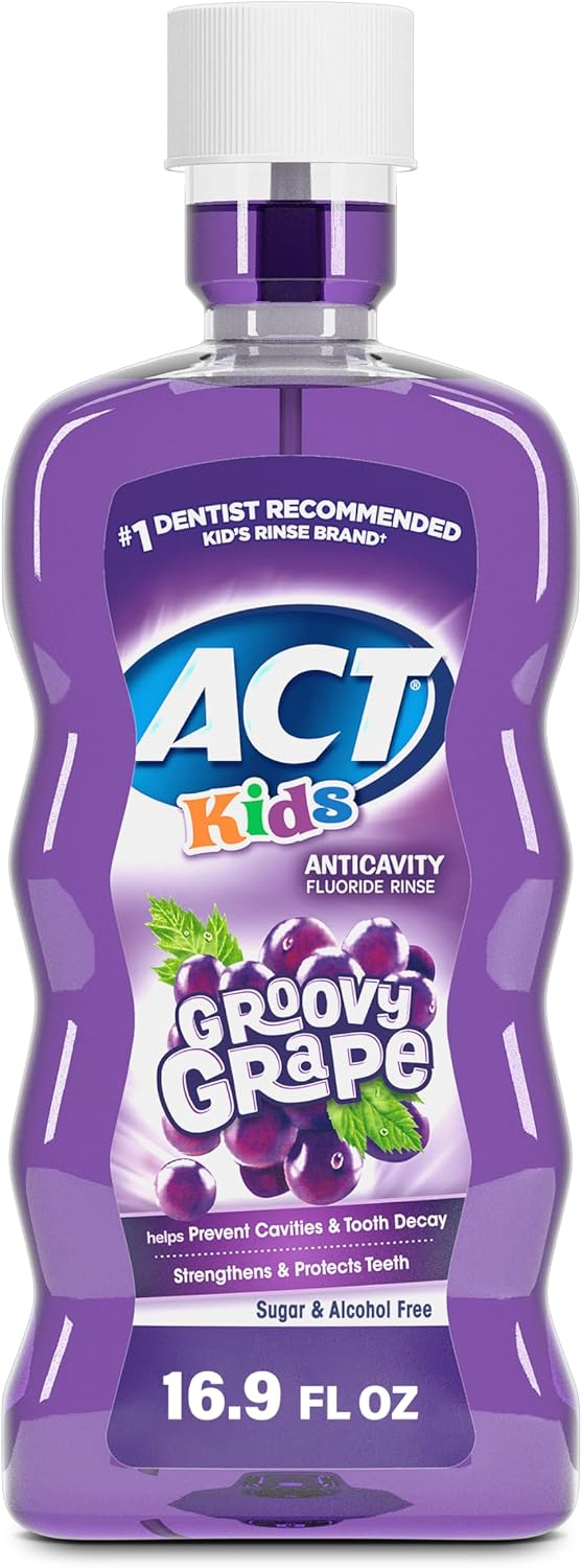 Detalle 2 de ACT Kids Fluoride Mouthwash, 16.9 fl oz