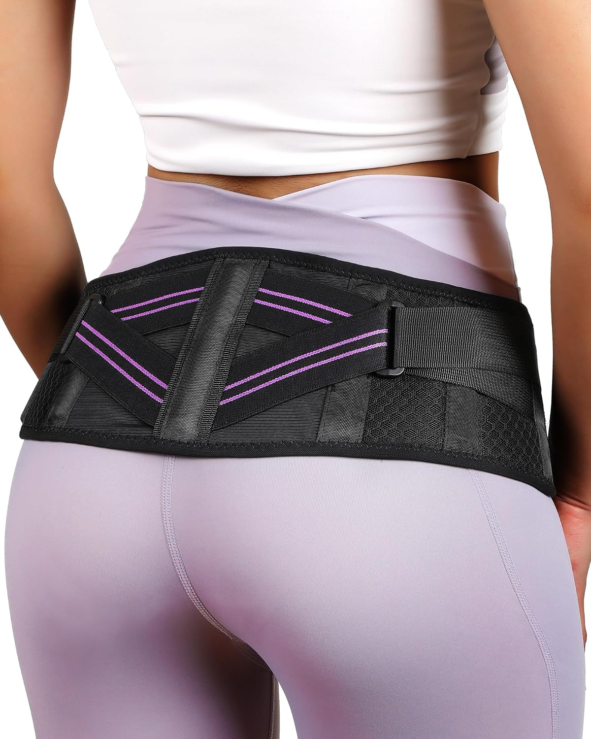 Detalle de Fitomo Sacroiliac Support Belt with Extra Support Stays – Women’s hip and SI joint support for pelvic and sciatic pain