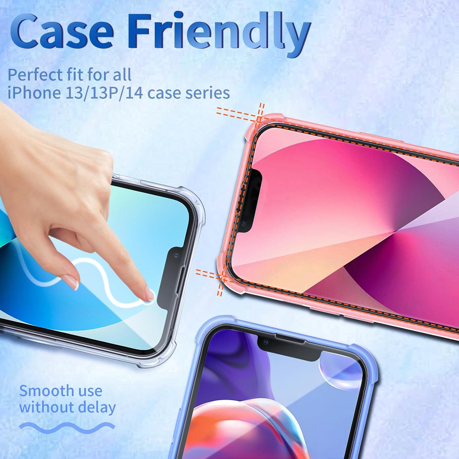 Thumbnail 5 de Tentoki 9H Tempered Glass Screen Protector 6.1 inch