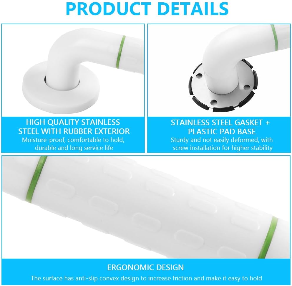 Thumbnail 3 de ACWOO U5-40CMBJYSFS240510-FBA 30cm Bathroom Grab Bar with Non-Slip Grip