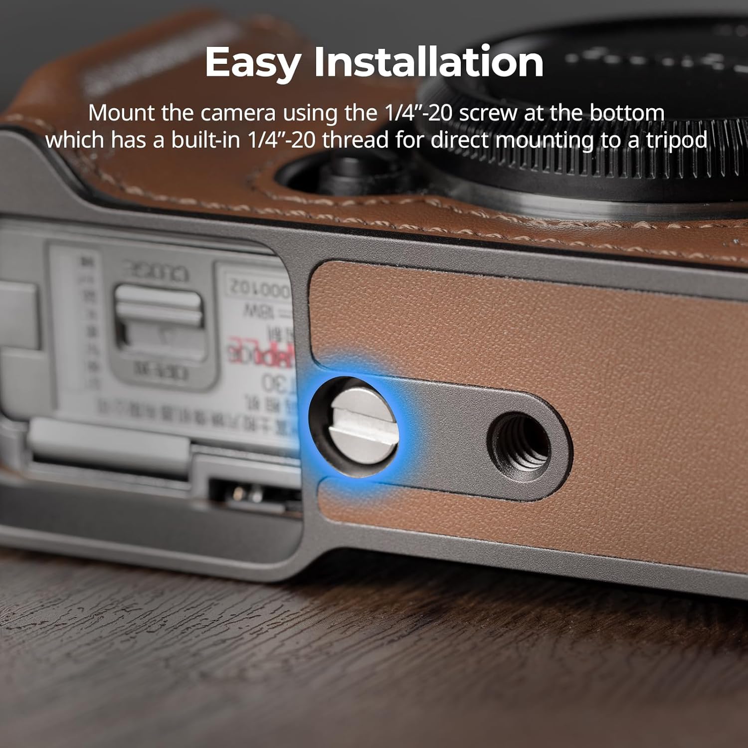 Detalle de SmallRig X-T30 III: Borsa semi-in pelle con tracolla per Fujifilm X-T30 / X-T30 II / X-T30 III