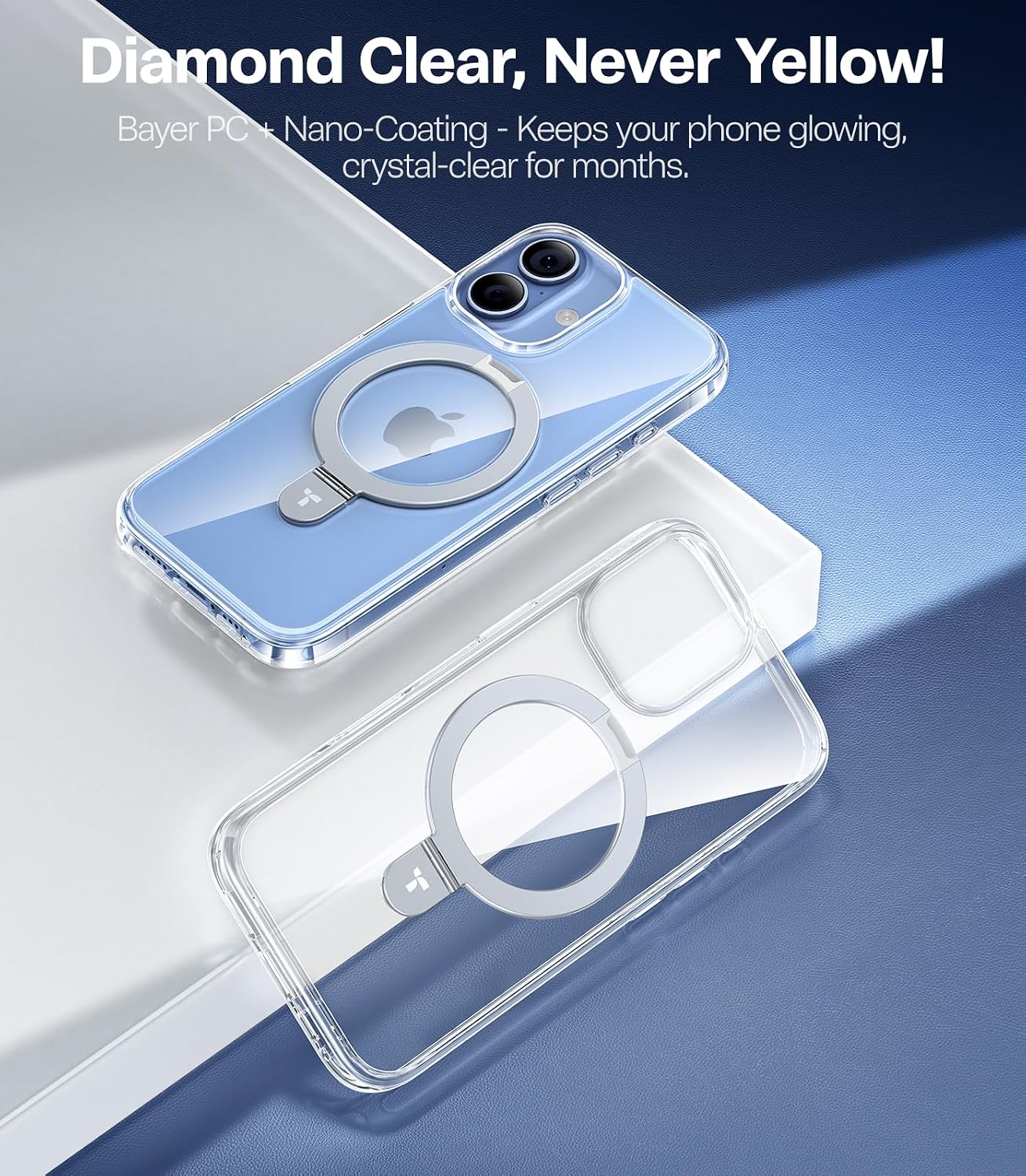 Detalle 1 de TORRAS Ostand iPhone 17 Case Clear