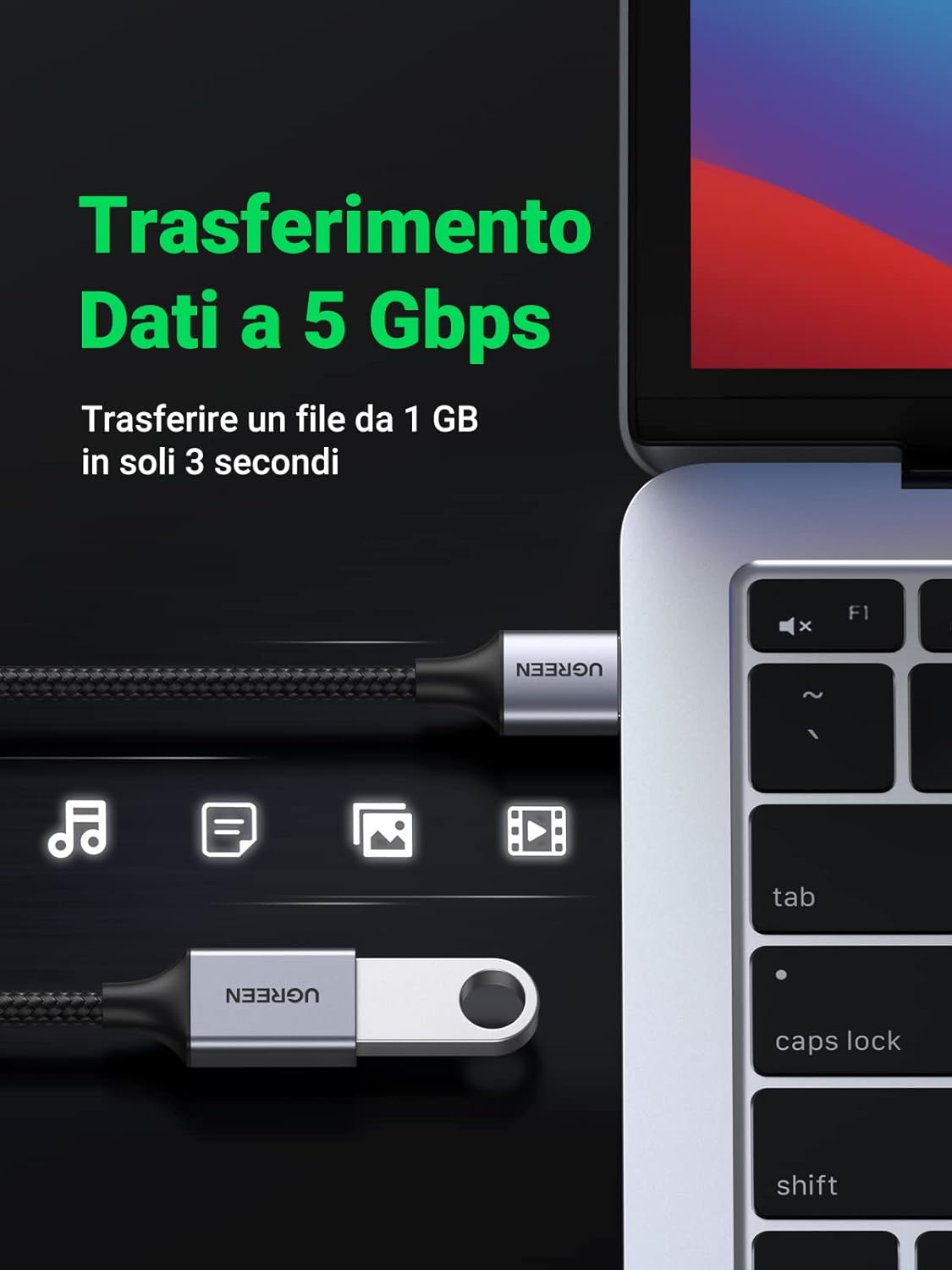 Thumbnail 1 de UGREEN Cavo Prolunga USB 3.0 3M