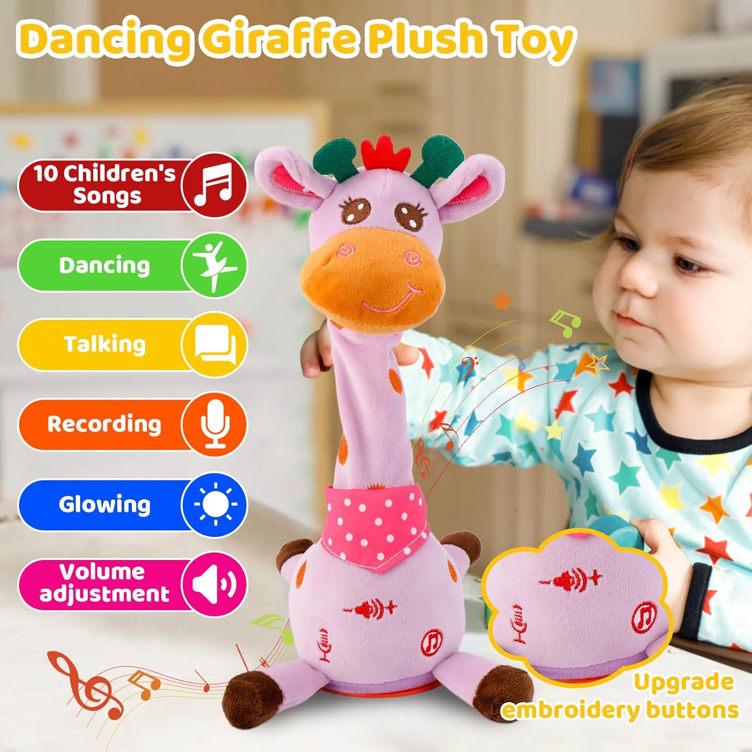 Thumbnail 1 de Dancing Giraffe Volume Control Toy