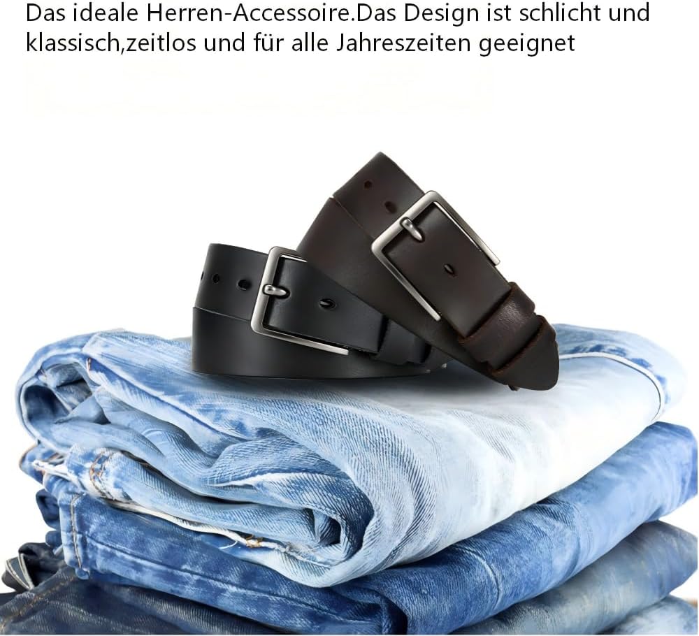 Detalle 2 de DOOPAI Herren Ledergürtel mit 3,8 cm