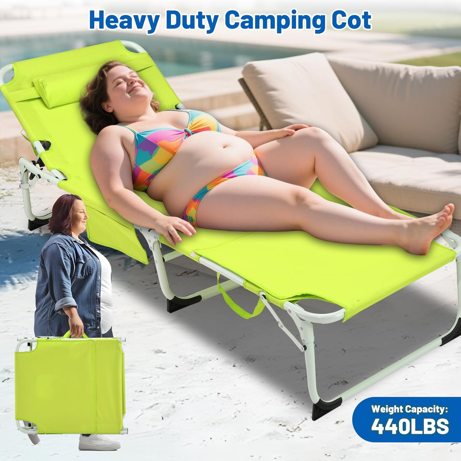 Detalle de XMT 3-in-1 Tanning Chair 5-position reclining