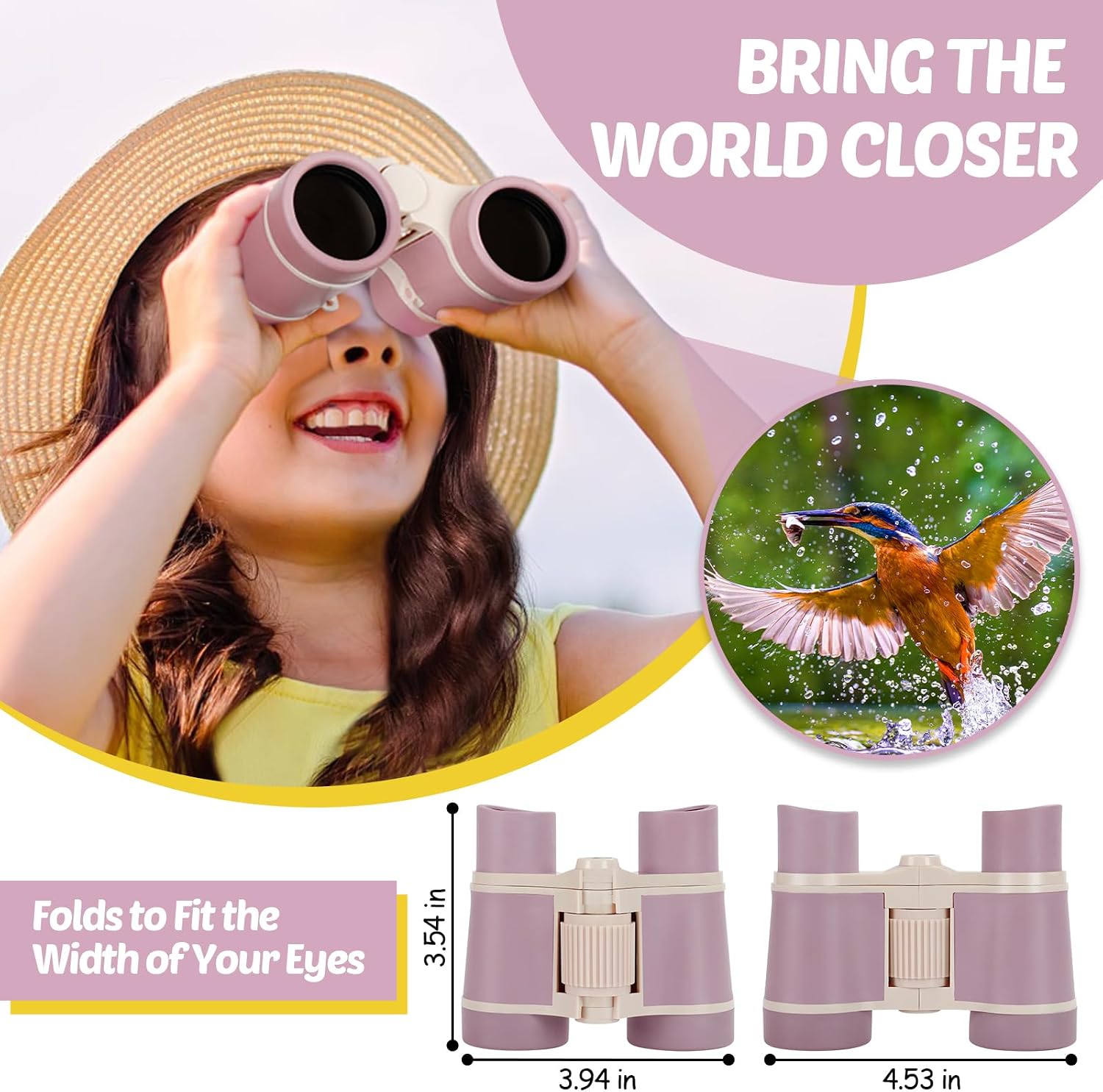 Thumbnail 2 de Binoculars for Kids pink