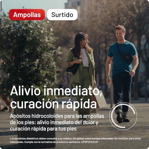Detalle de Compeed Ampollas Surtido – Pack 2 x 6 apósitos hidrocoloides para pies