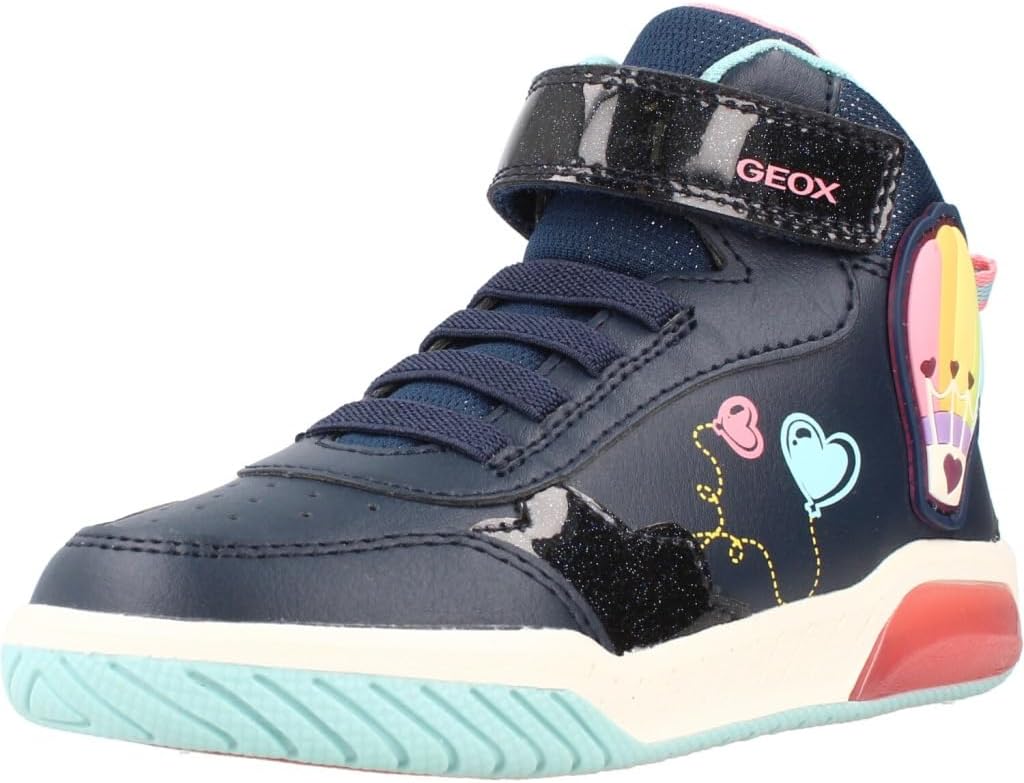 Detalle de Geox J56ASA 0BCKC J Inek Girl – sneakersy dziewczęce