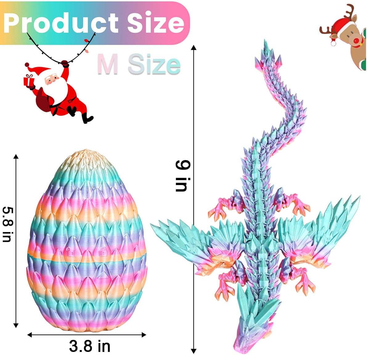 Thumbnail 4 de Olee Odee Drachen-Eier Fidget 14,5 cm