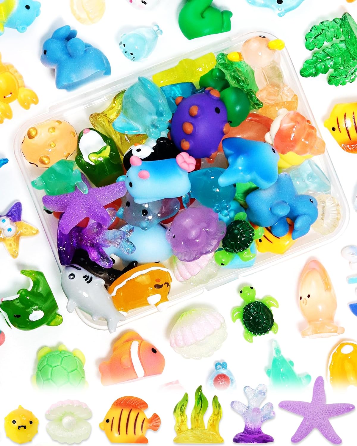 Detalle 2 de FIVEIZERO Halloween Mini Figurines, 50-Piece Set