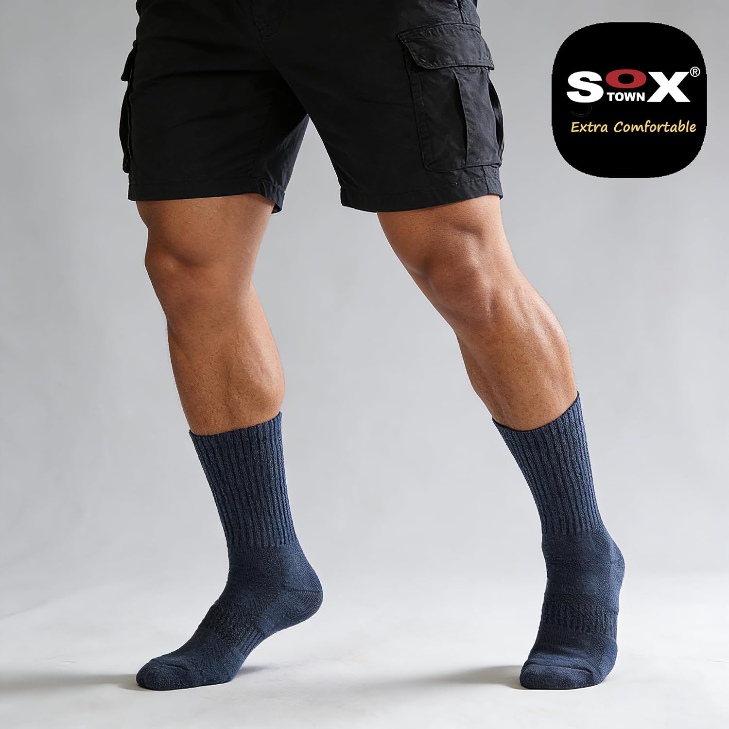 Detalle 2 de SOX TOWN Cushioned Crew Training Socks 1 Pair