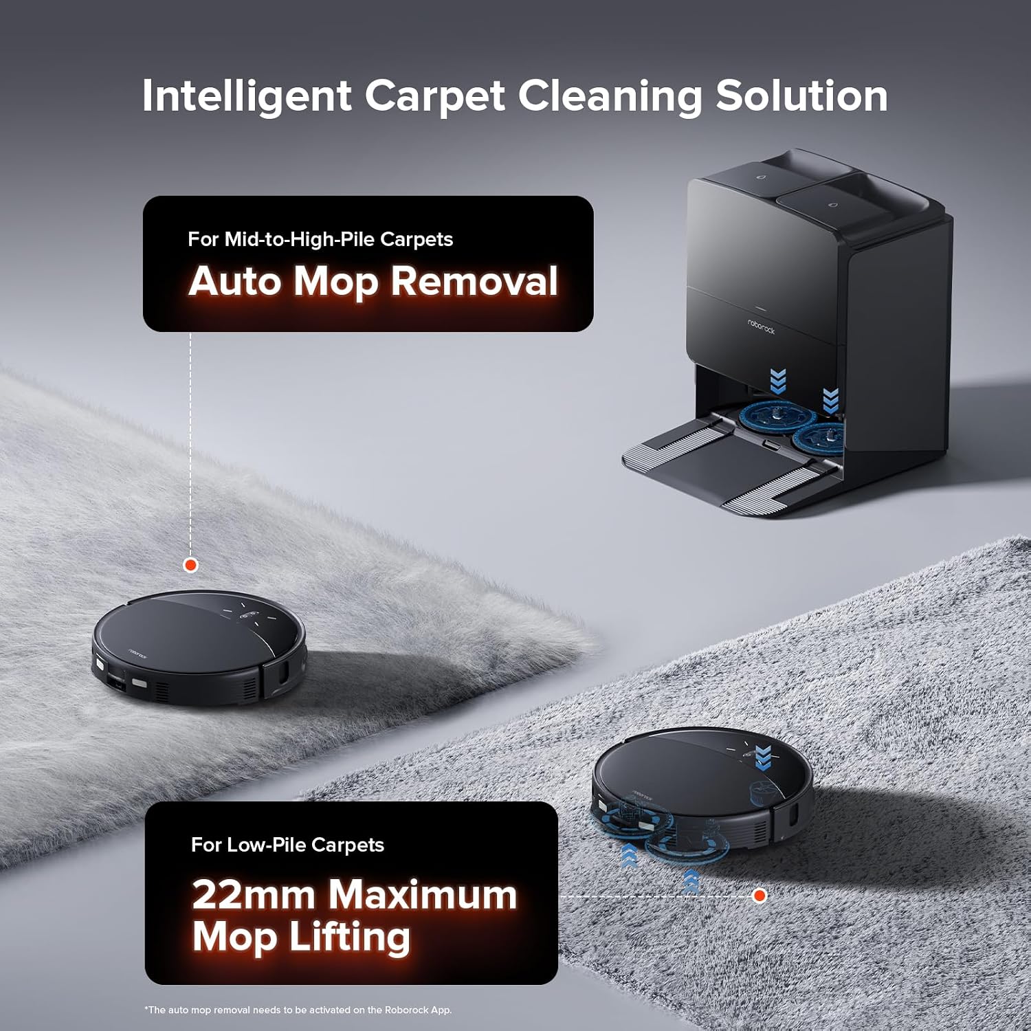 Thumbnail 6 de Roborock Robot Vacuum and Mop, 3.14-Inch Design