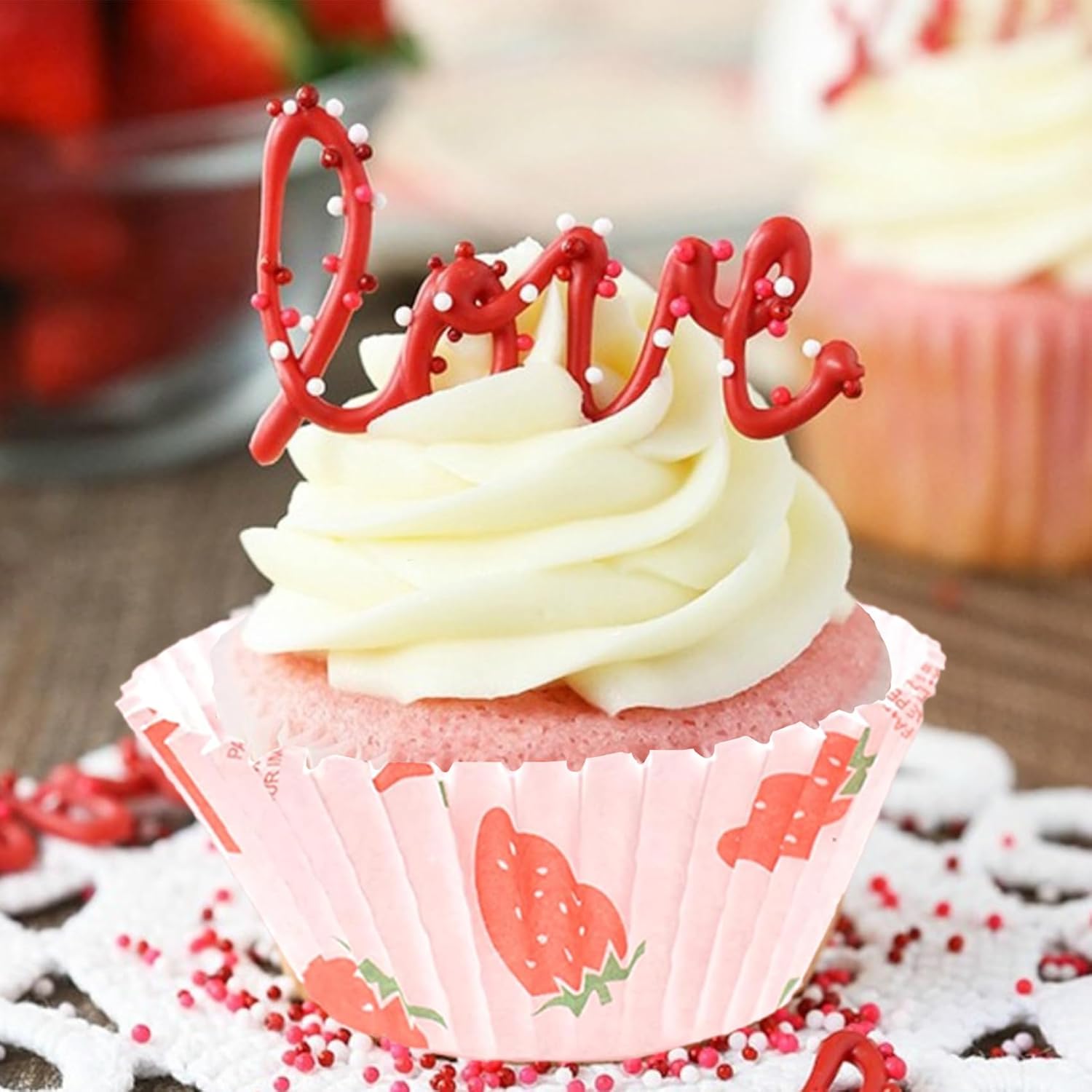 Thumbnail 2 de LIVELYPET Cupcake Liners (100er-Pack) aus lebensmittelechtem Papier, Standard-7-cm-Formen bis 230 °C