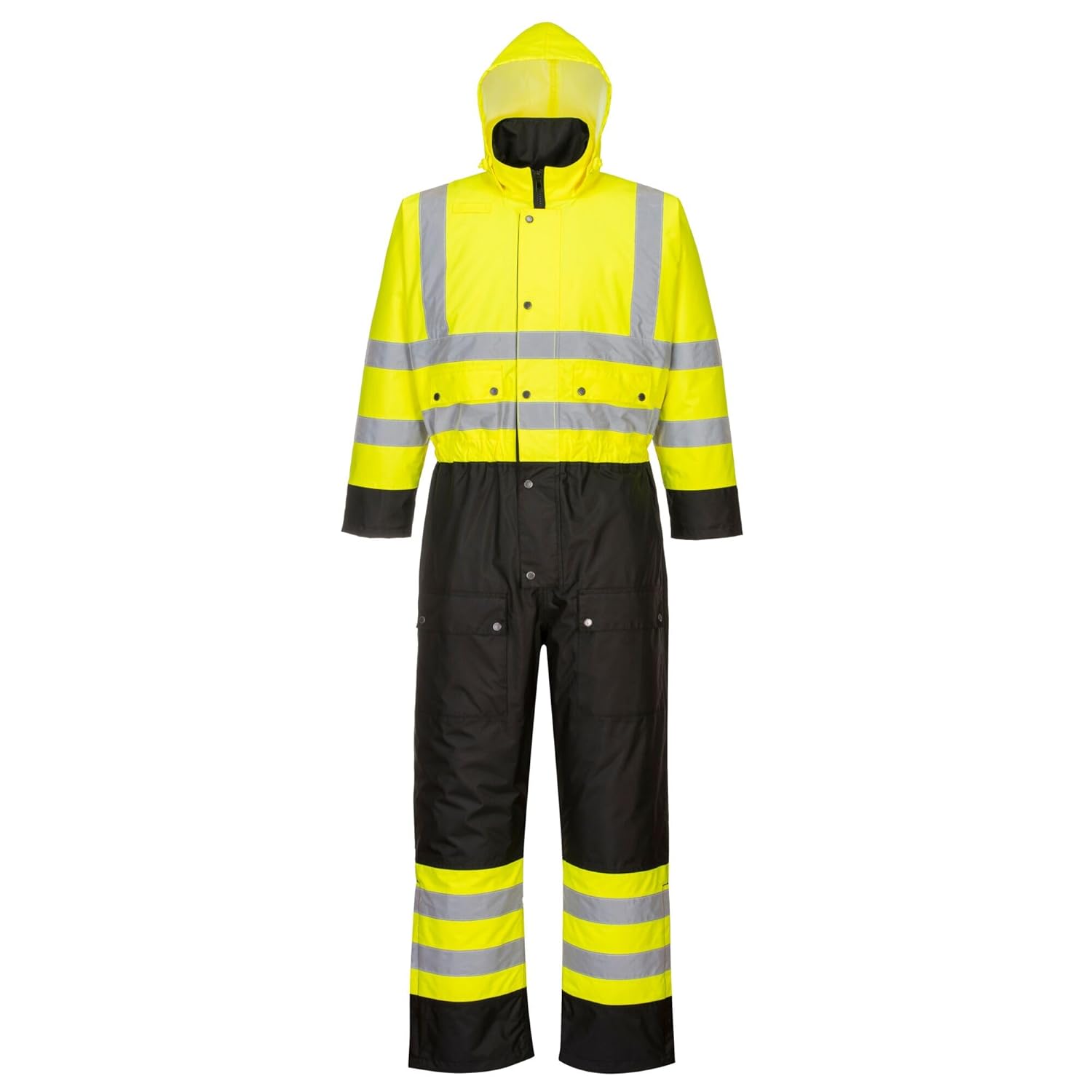Detalle de Portwest S485 tuta bicolore foderata giallo/nero, XXL