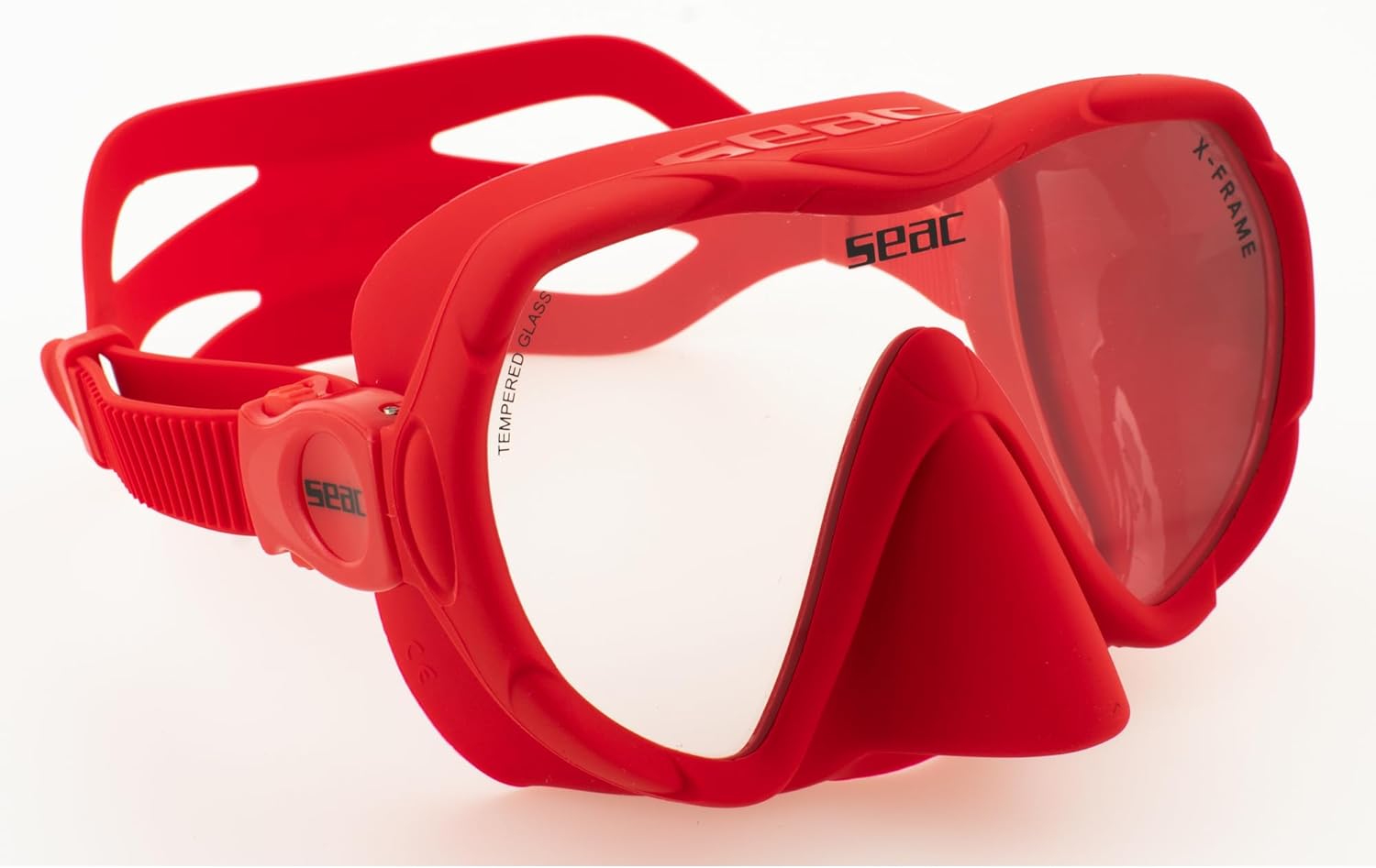 Thumbnail 2 de SEAC X-Frame masque de plongée sans cerclage en silicone, mono-hublot et verre trempé (fabriqué en Italie)