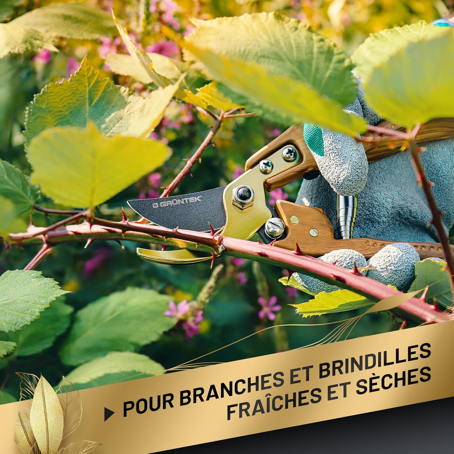 Thumbnail 3 de GRÜNTEK Sécateur de jardin 210 mm ✂