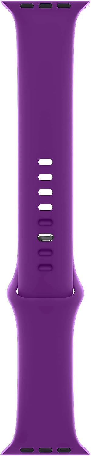 Detalle de Cinturino ELETTRONEO C1A per Apple Watch: silicone elastico e fibbia in acciaio per tutti i modelli dal Series 1 al Ultra 3