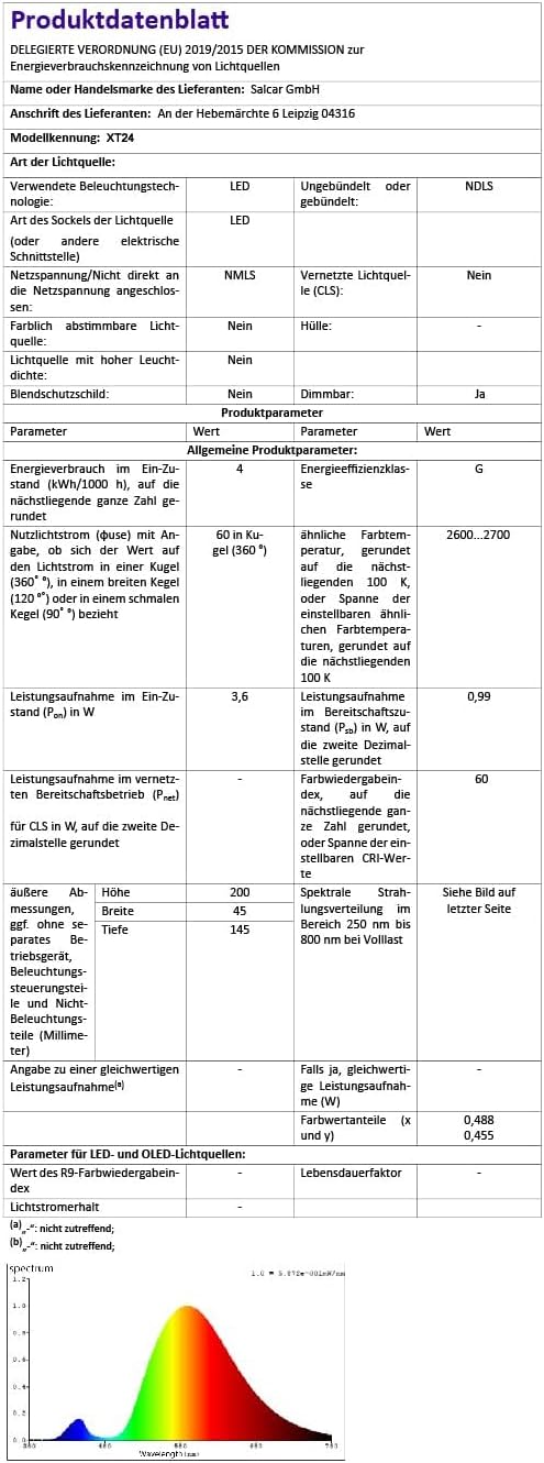 Detalle 2 de SALCAR 921066 papierowa gwiazda LED 75 cm, E14, ciepła biel