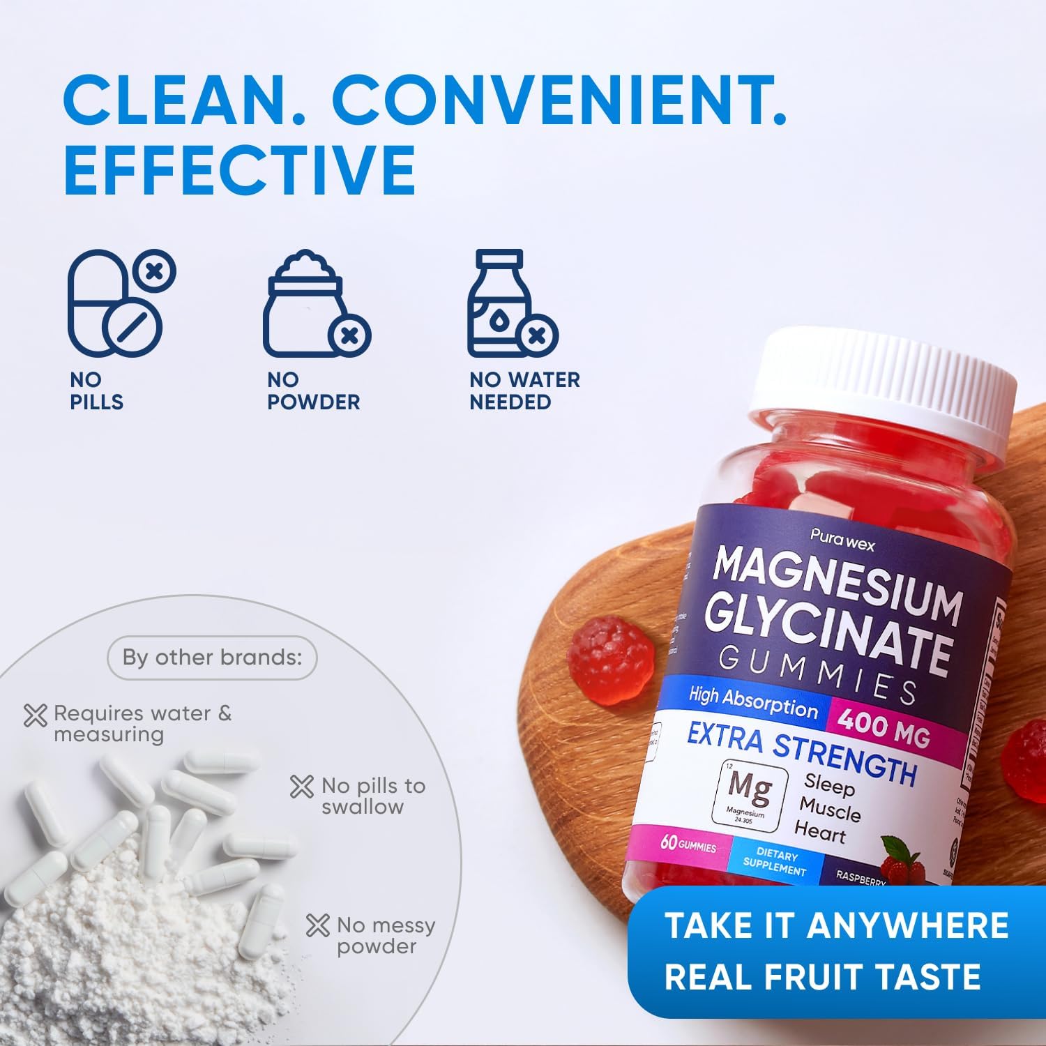 Thumbnail 6 de Magnesium Glycinate Gummies, 400 mg