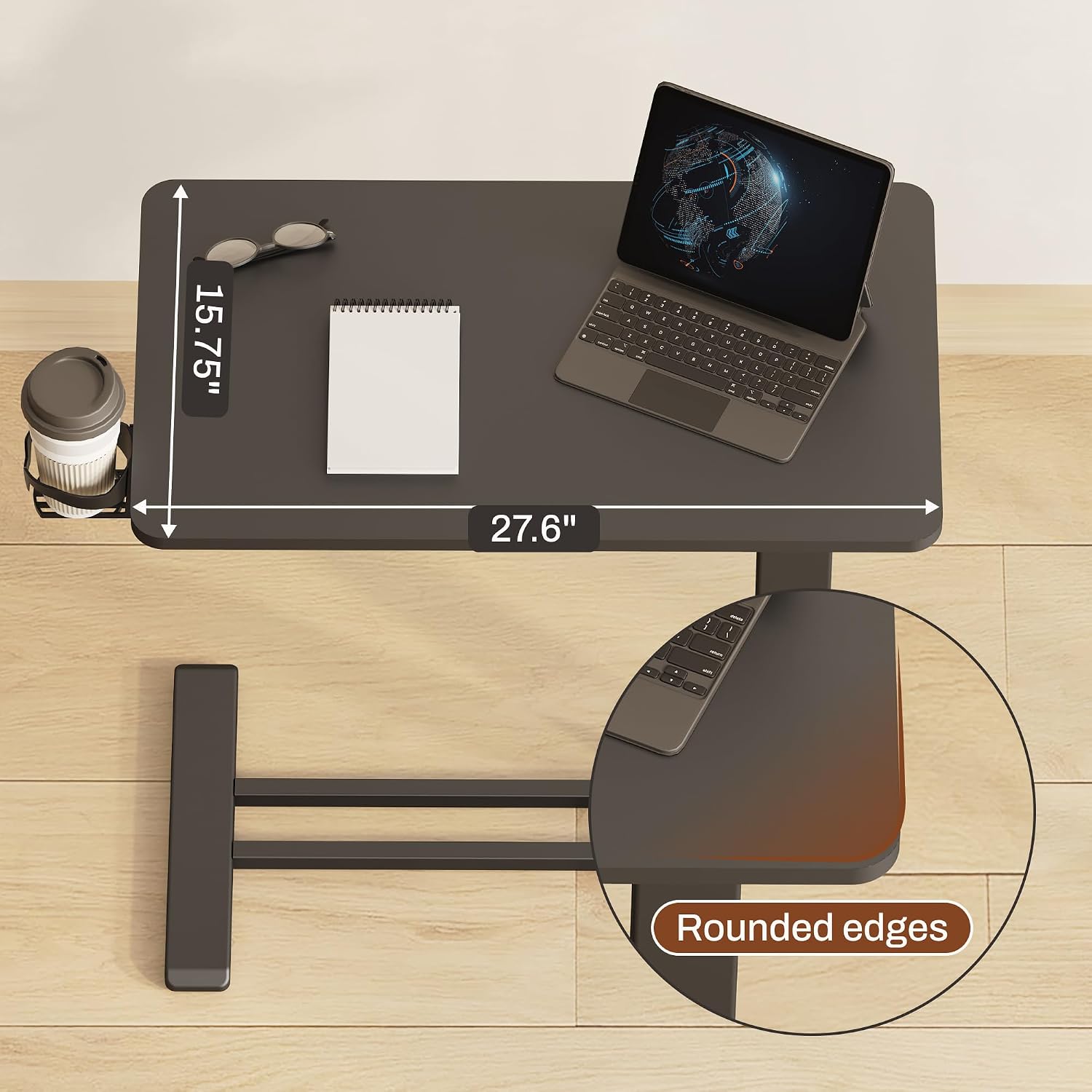Detalle 2 de FLEXISPOT Mobile Standing Desk 27.6-Inch