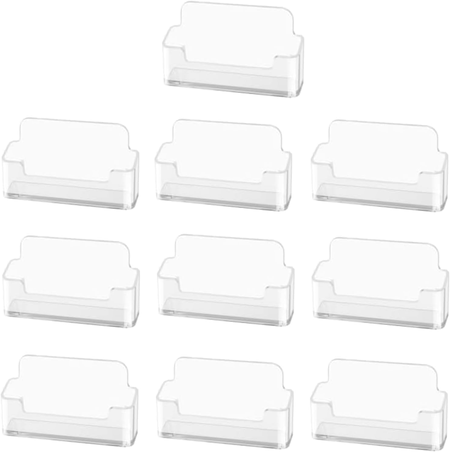Detalle 2 de flintronic Porte-cartes de Visite Lot de 10 Transparent