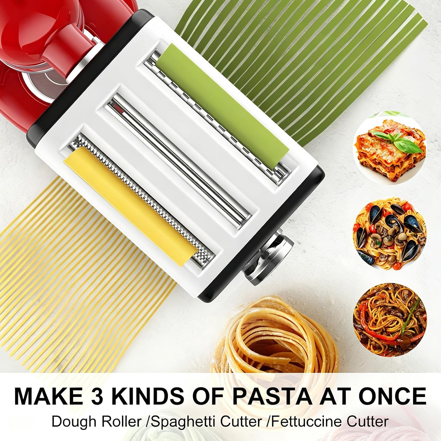 Detalle 2 de KitchenAid Pasta Maker Attachment 3-in-1 🍝