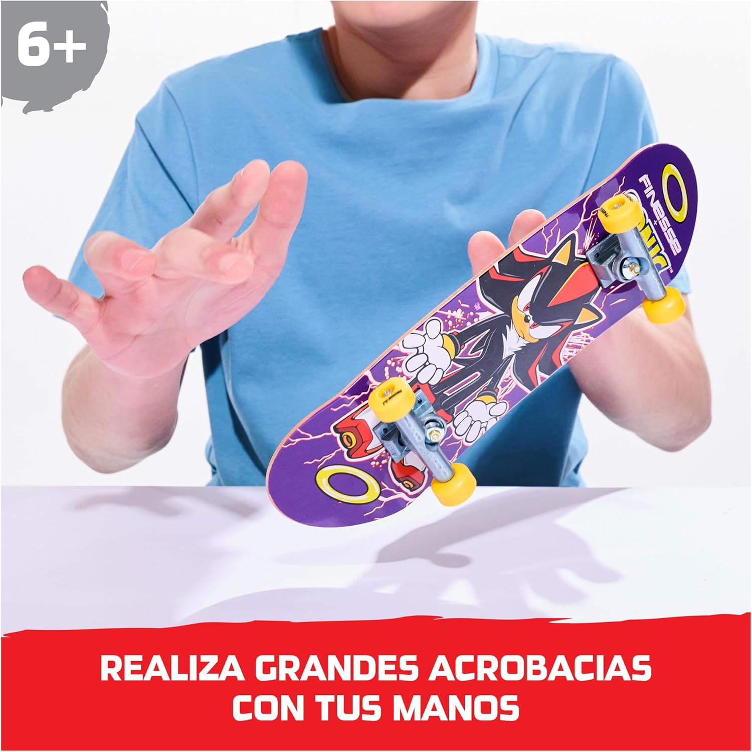 Thumbnail 4 de TECH DECK Finesse X Sonic - Handboard Mini Skateboard 🛹