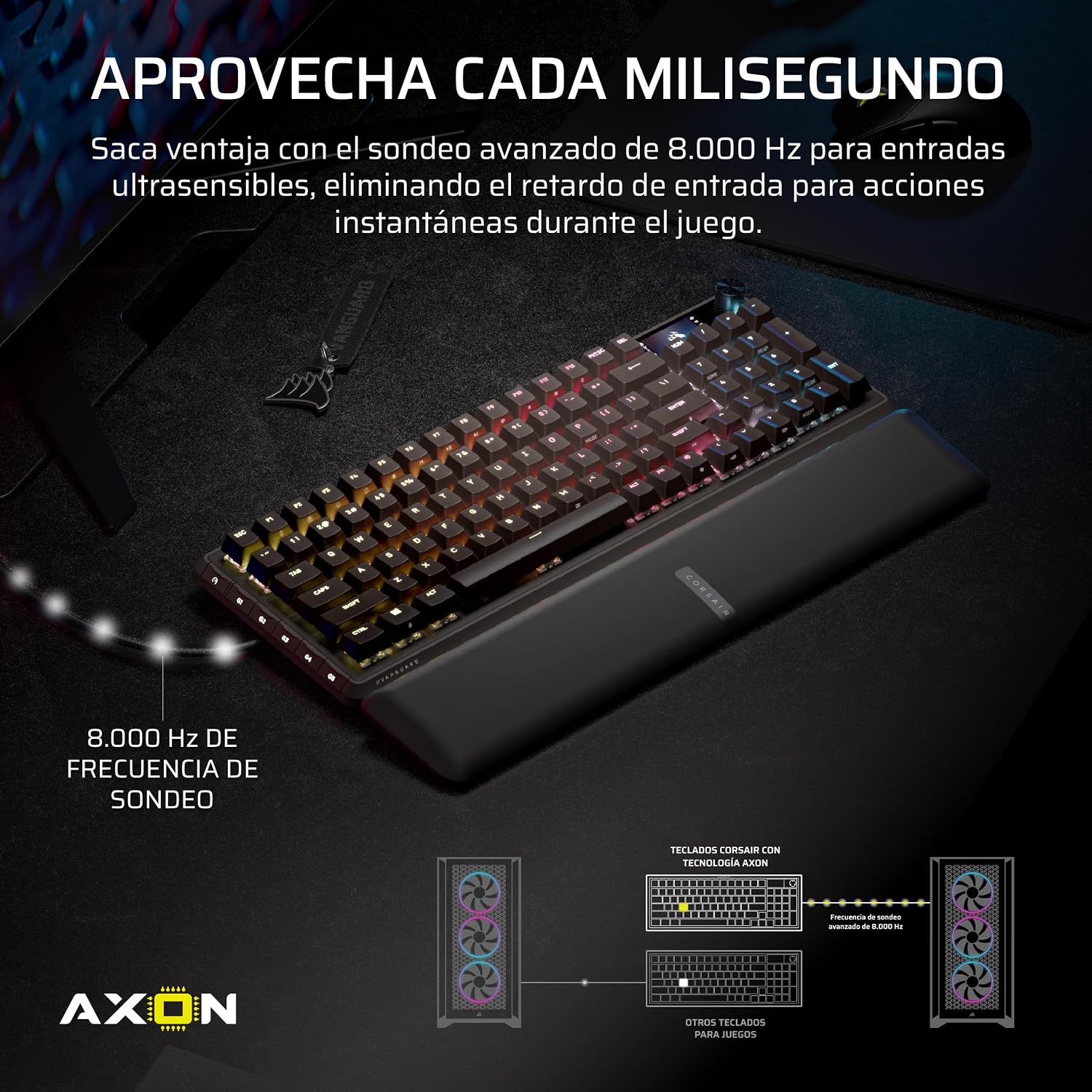 Detalle 1 de Corsair Vanguard Pro 96 Teclado magnético 96%