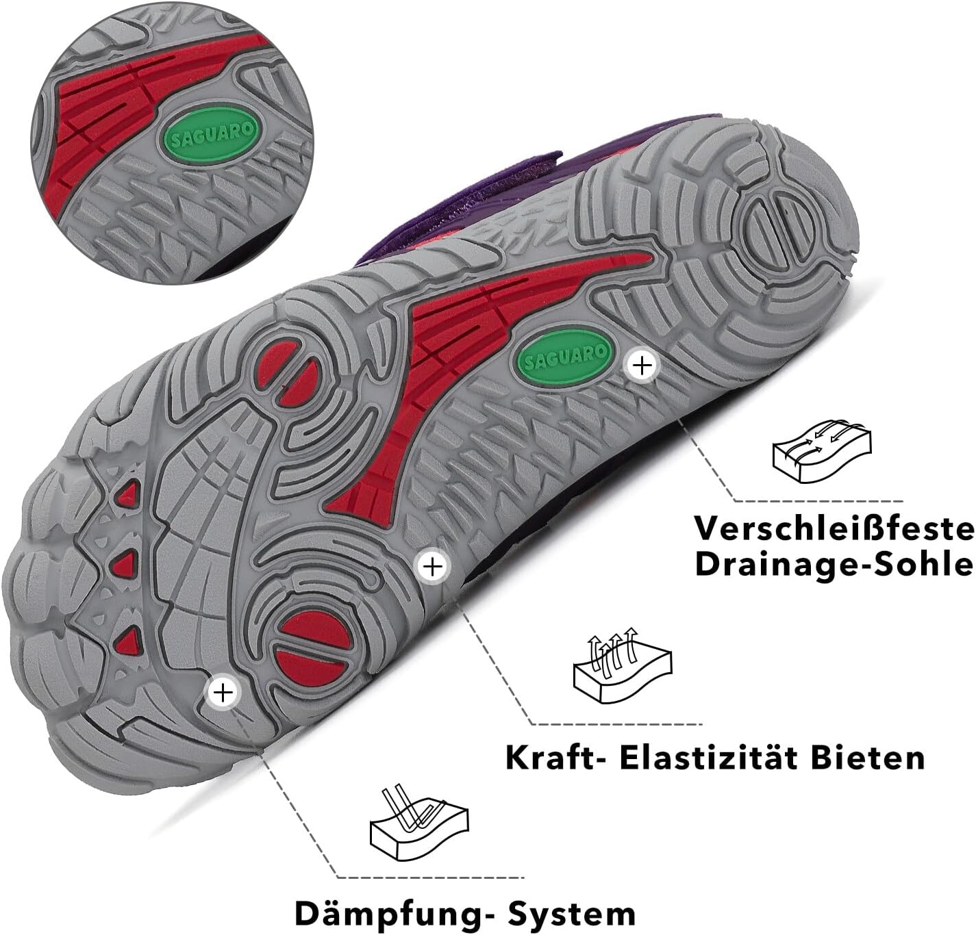 Thumbnail 6 de SAGUARO Barfußschuhe Kinder 24-36
