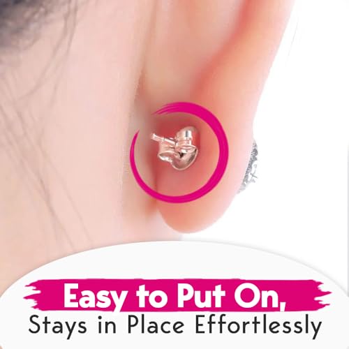 Detalle de 925 Sterling Silver Butterfly Earring Backs for Studs – 8pcs/4 Pairs by The Bead Shop