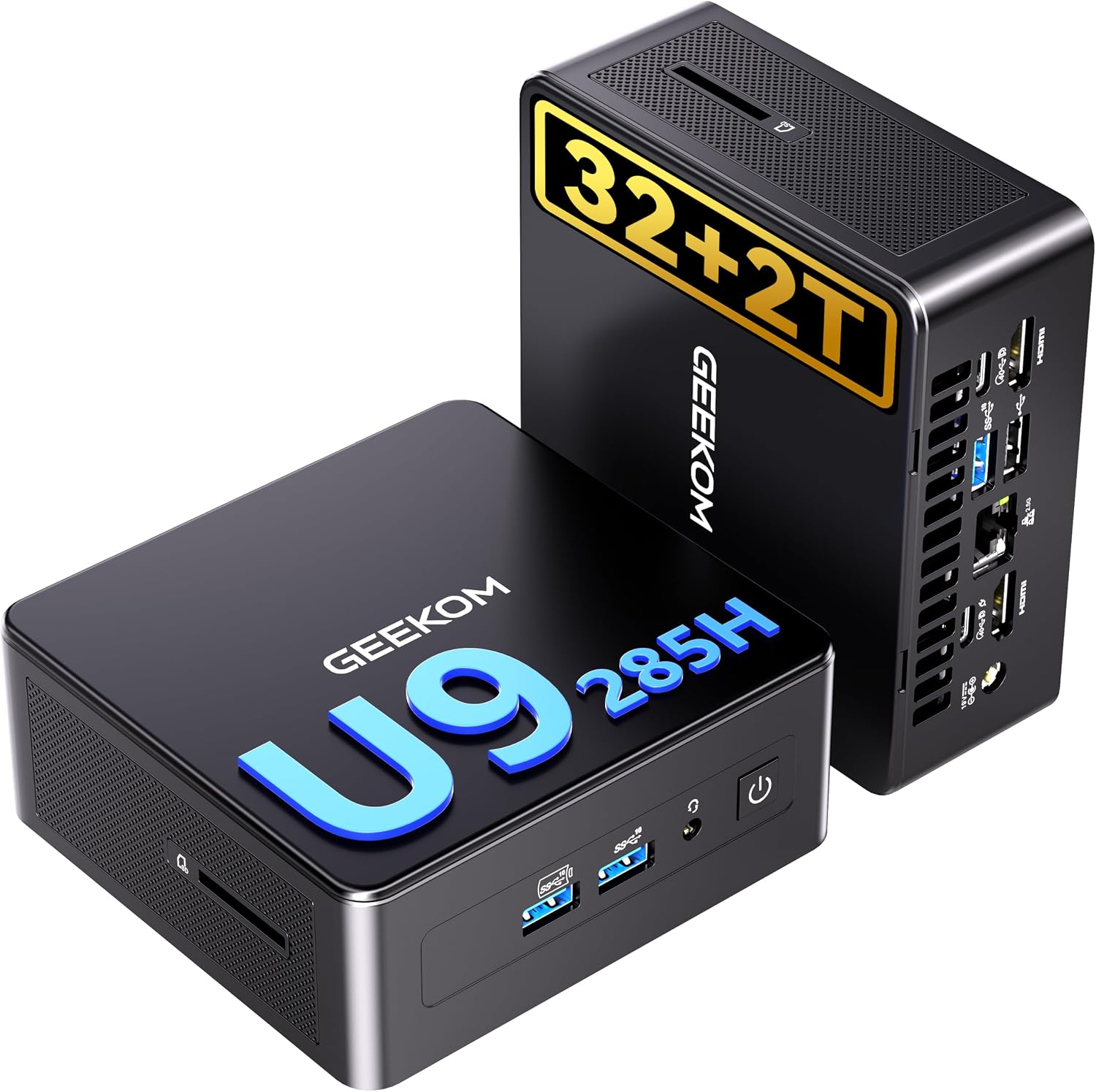 Detalle de GEEKOM IT15 AI mini PC 32GB DDR5