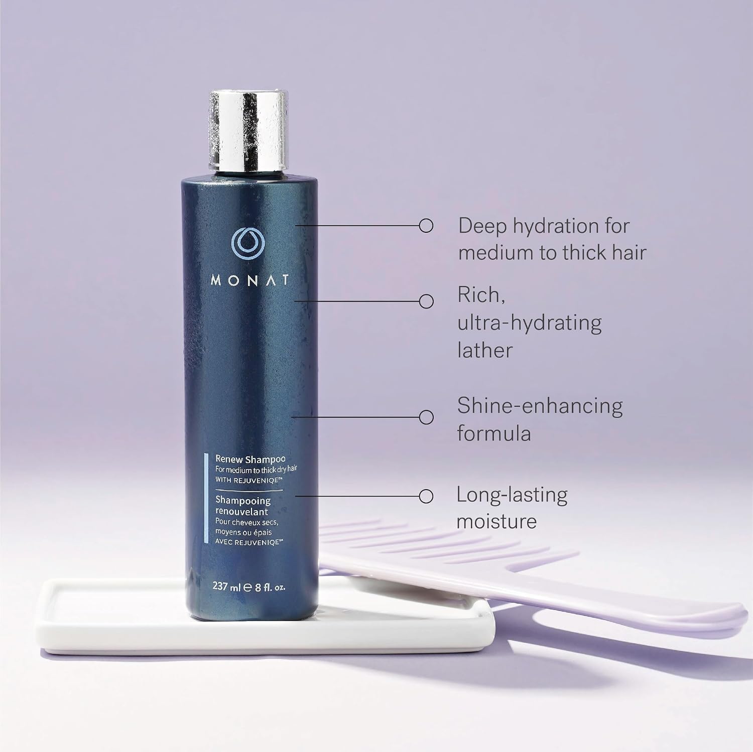 Detalle de MONAT Renew Shampoo & Conditioner Set for Dry to Thick Hair 💧