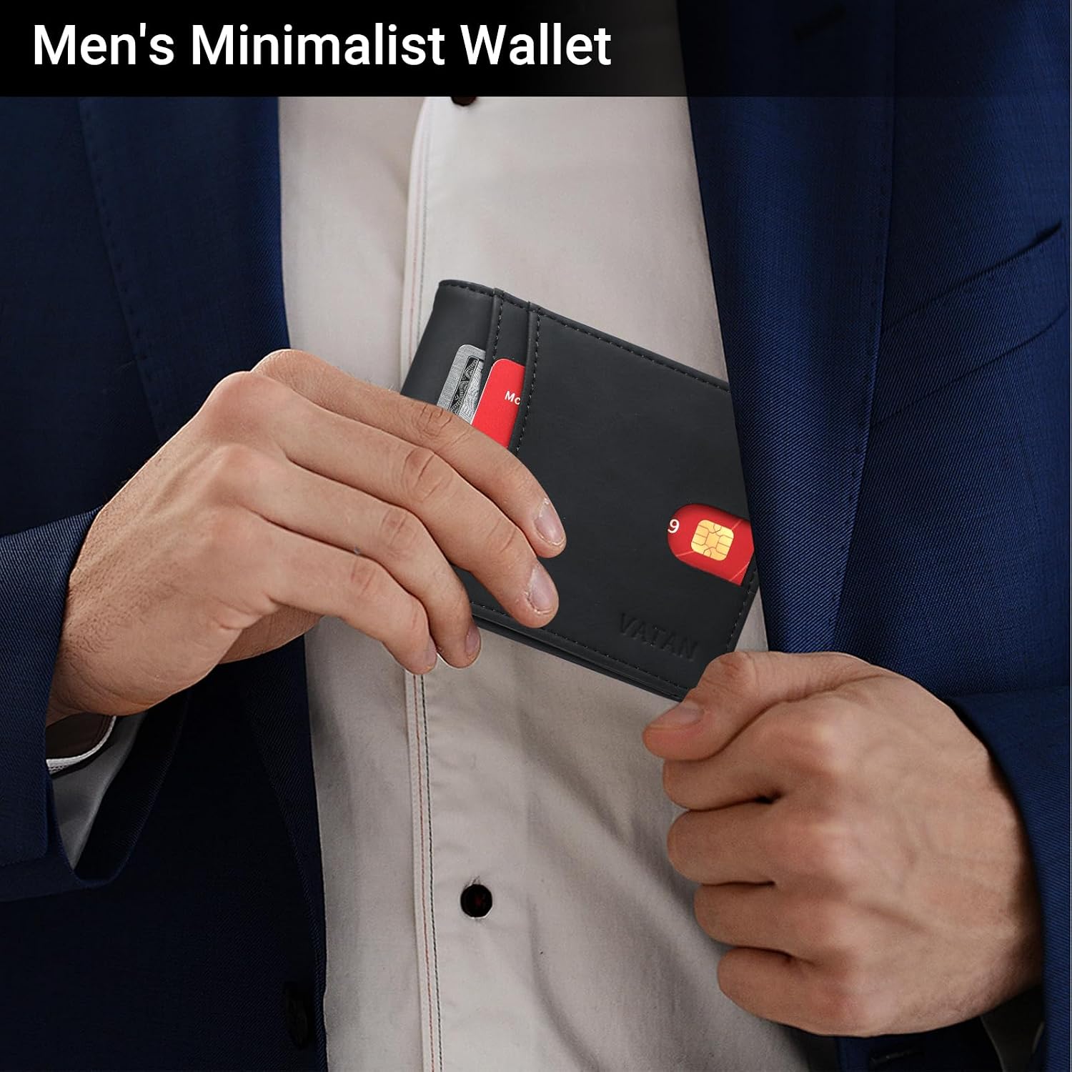 Thumbnail 1 de VATAN Vatan Wallet Slim RFID 4.5 x 3.3 in