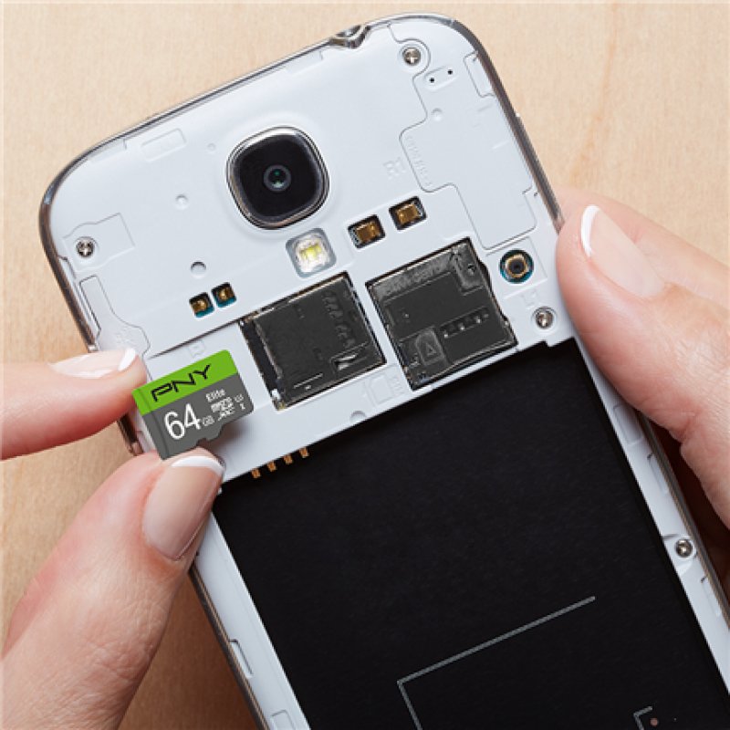 Thumbnail 1 de PNY Elite microSDXC 64GB UHS-I Clase 10: memoria rápida para móvil y acción