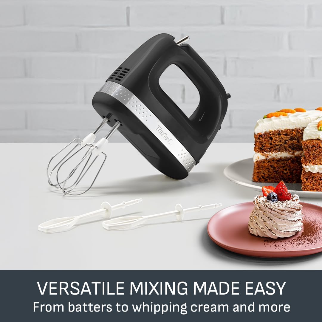 Thumbnail 2 de Tefal HT2118G0 Black Collection Compact Hand Mixer