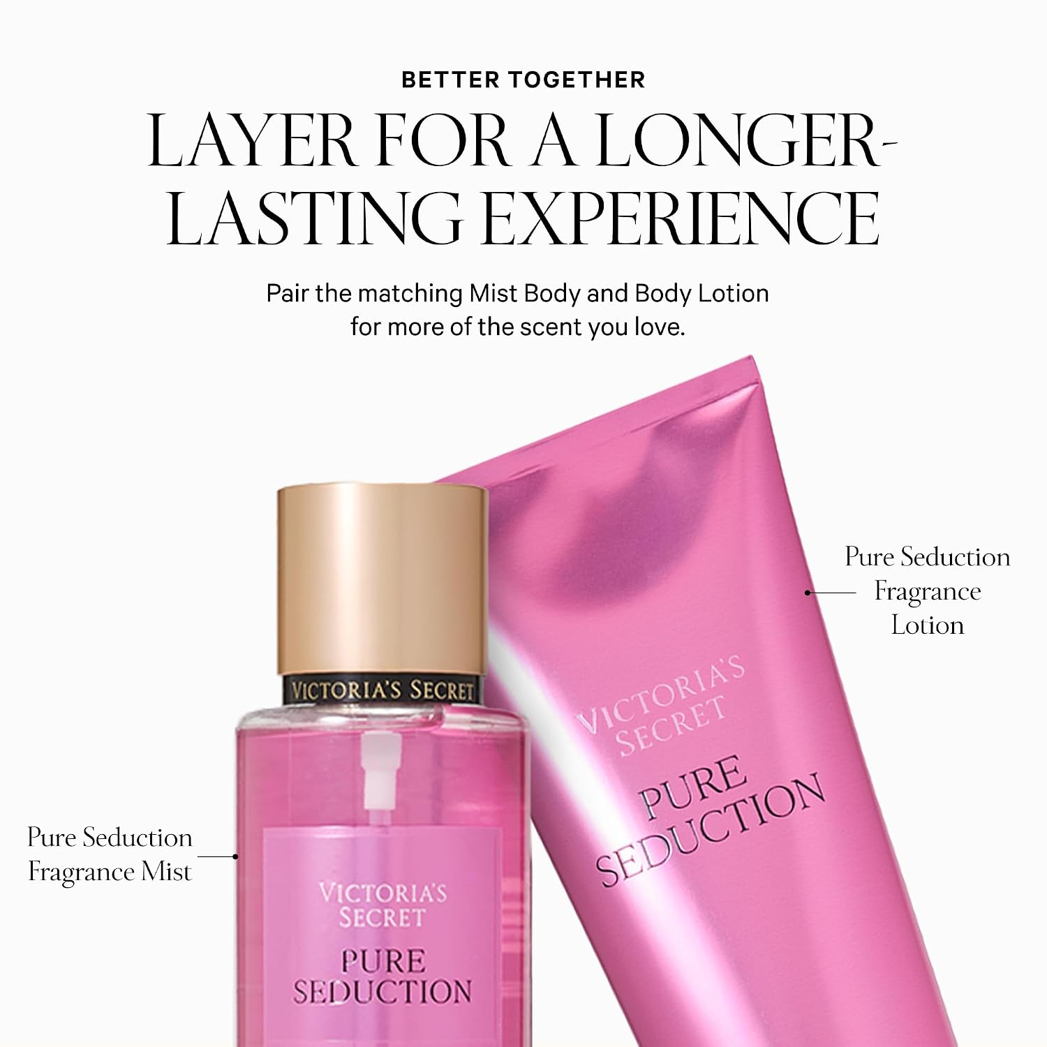 Detalle de Victoria’s Secret QOG-Vic-86151 Pure Seduction Body Fragrance Mist, 8.4 fl oz