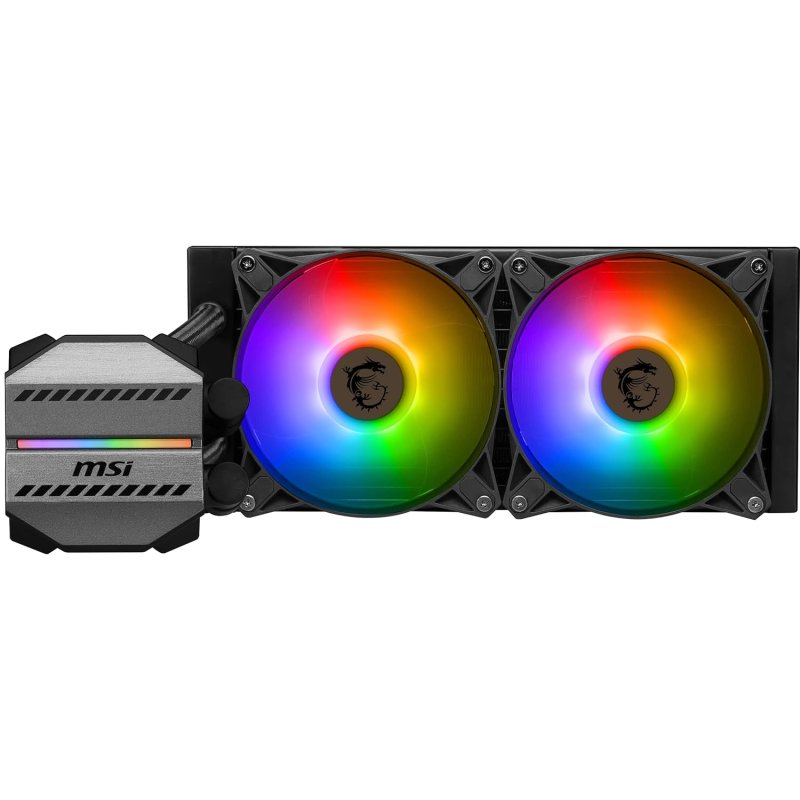 Thumbnail 1 de MSI MAG CORELIQUID M240: Kit de refrigeración líquida 240 mm en negro
