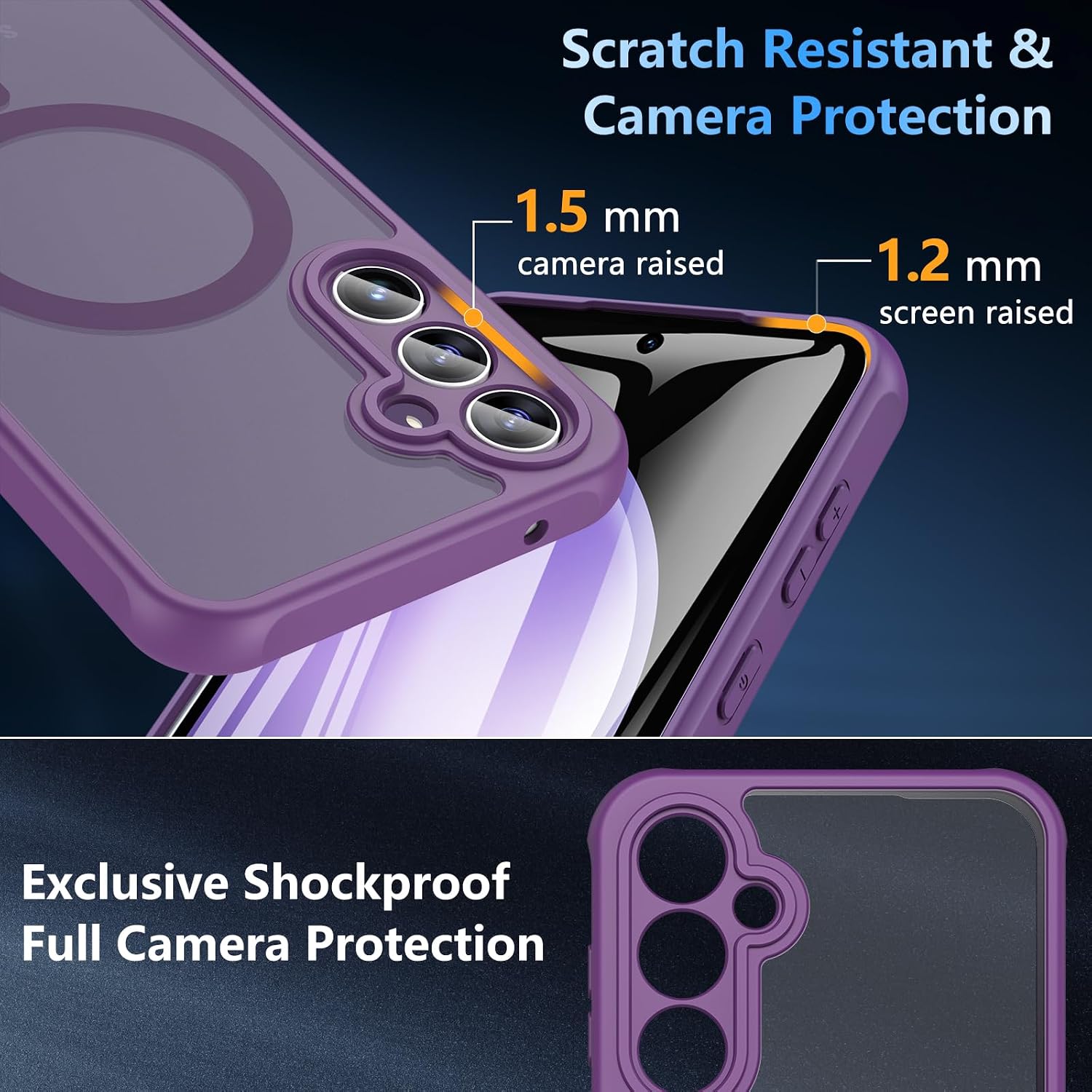 Thumbnail 6 de Hensinple Samsung S23 FE magnetic case 1 with screen protector