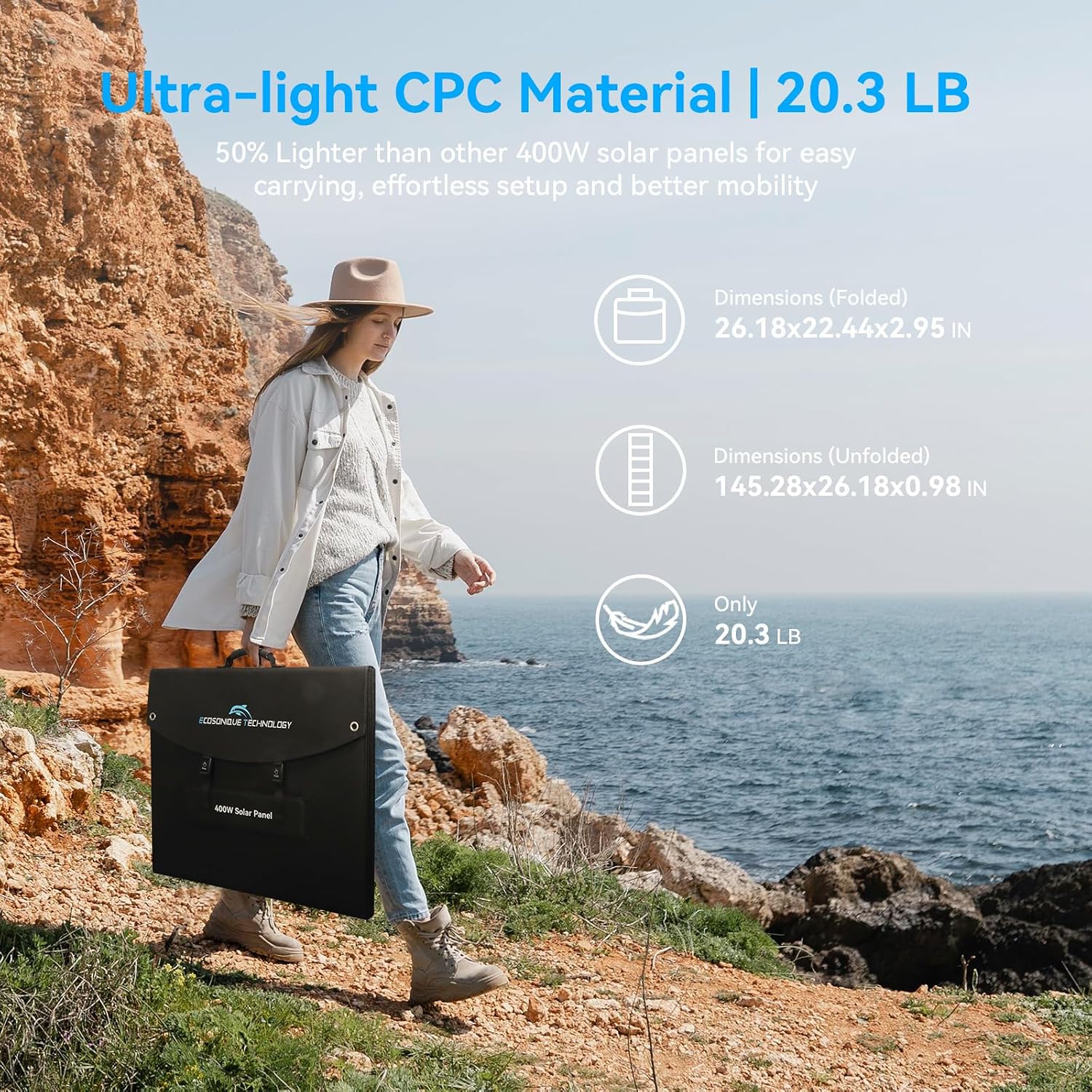 Thumbnail 1 de 400W Foldable Solar Suitcase ⚡