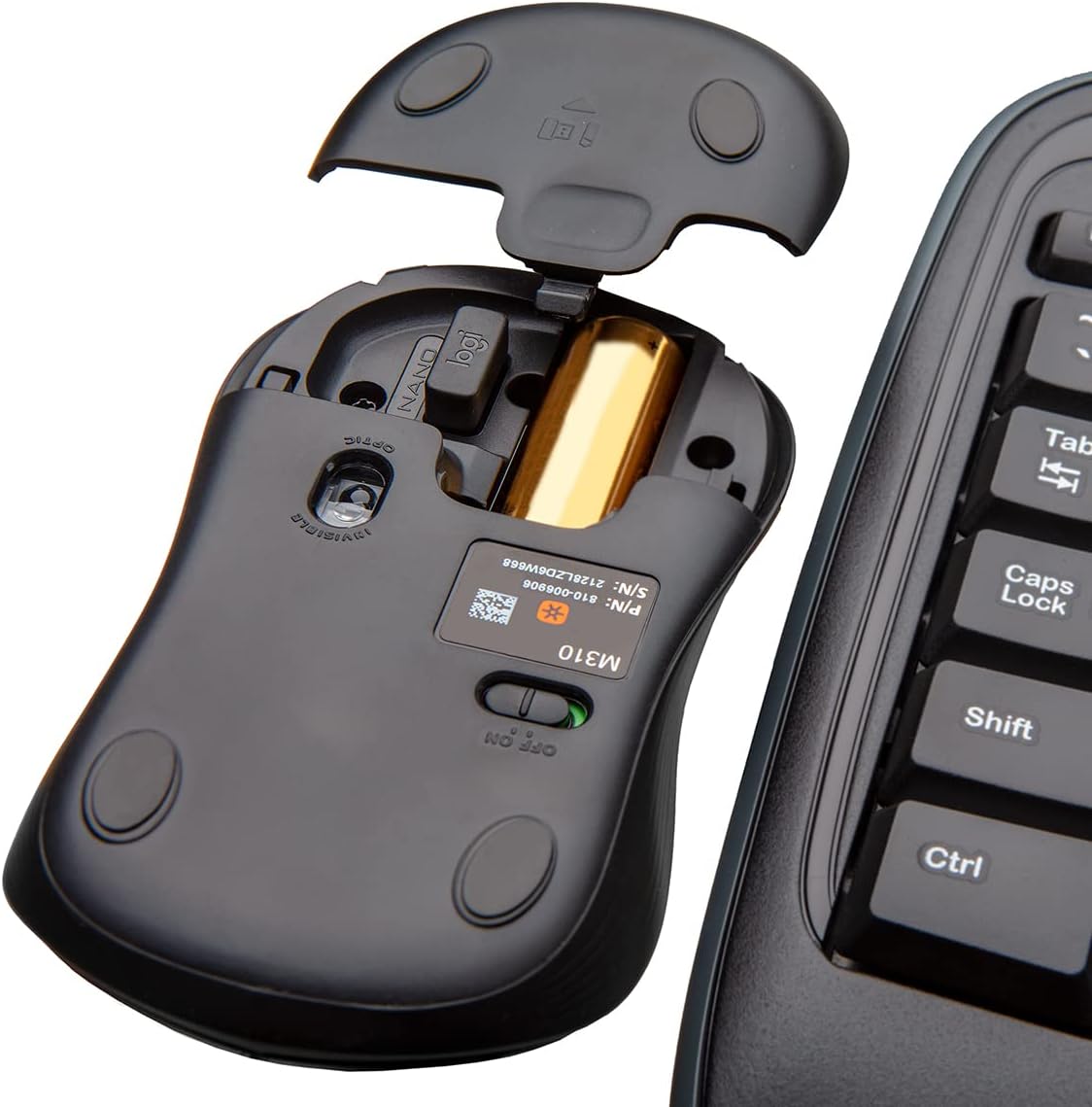 Detalle 2 de Logitech MK335 Wireless Keyboard and Mouse Combo, Full-Size Quiet Keys