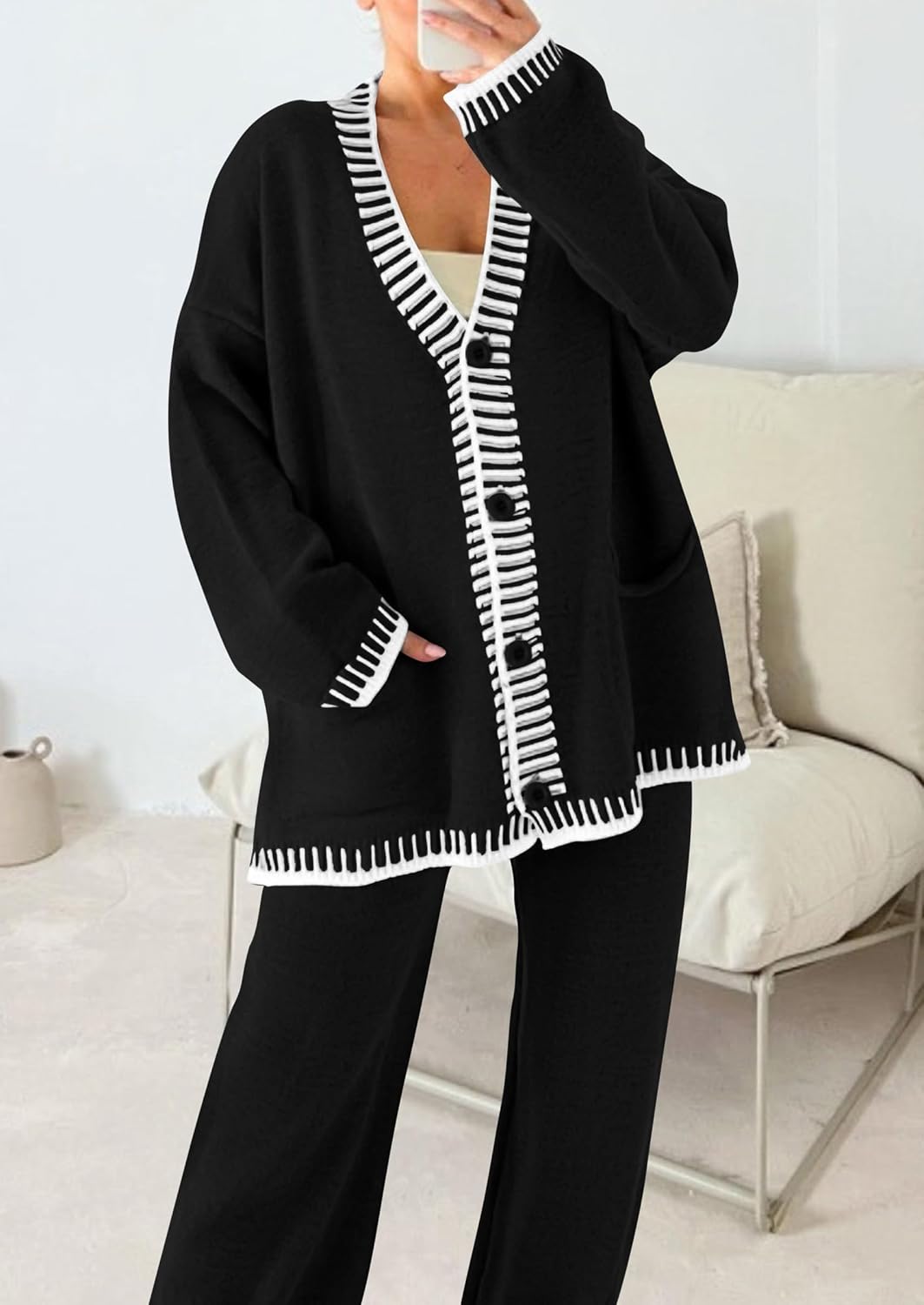 Thumbnail 6 de PRETTYGARDEN 2-Piece Lounge Set for Women