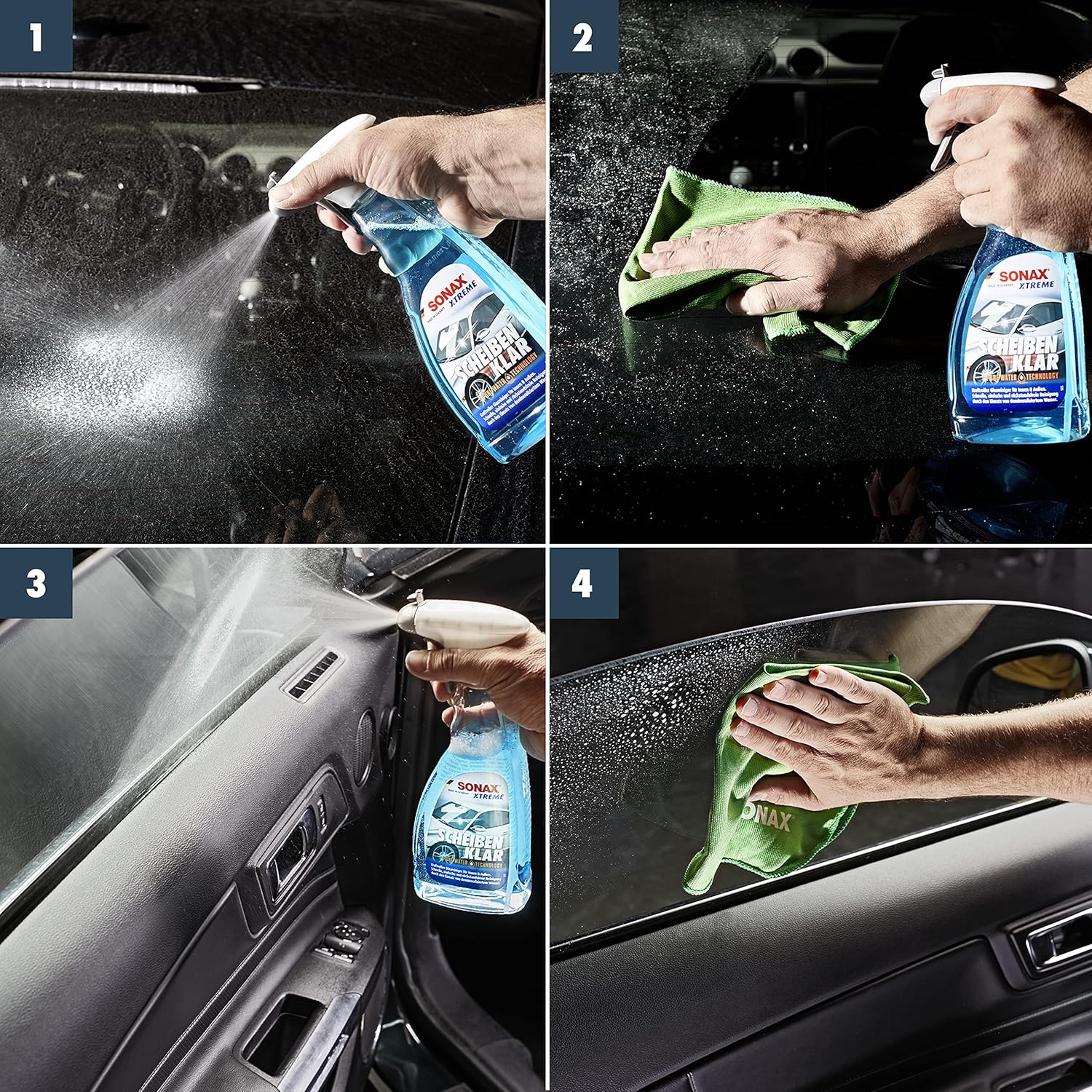Thumbnail 5 de SONAX XTREME Detergente per vetri PureWaterTechnology (500 ml) – pulizia senza residui per vetri auto e casa